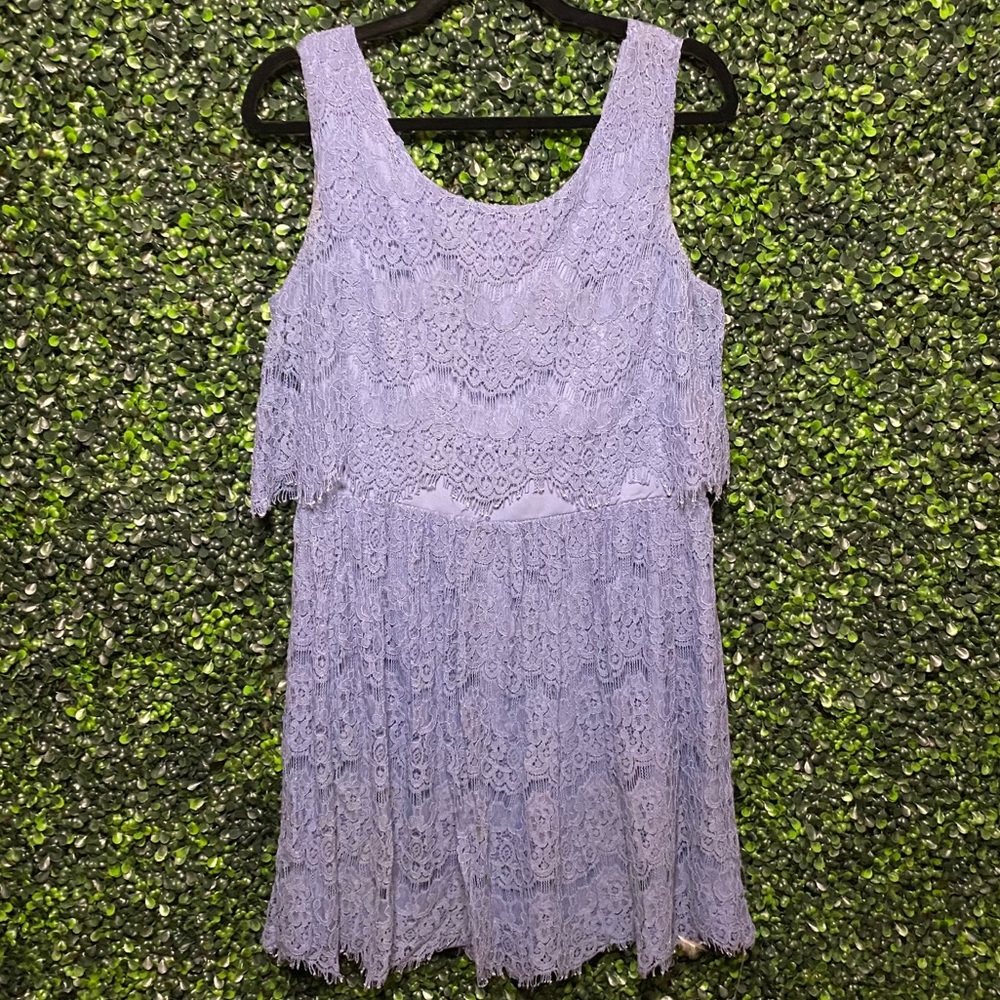 Blue Lace Dress from Mint Julep Boutique